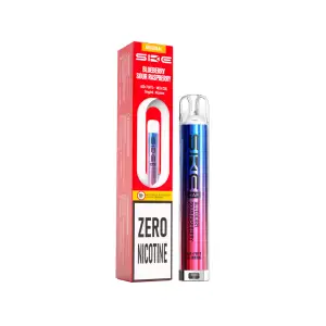 Blueberry Sour Raspberry SKE Crystal Bar 600 Zero Nicotine Kit